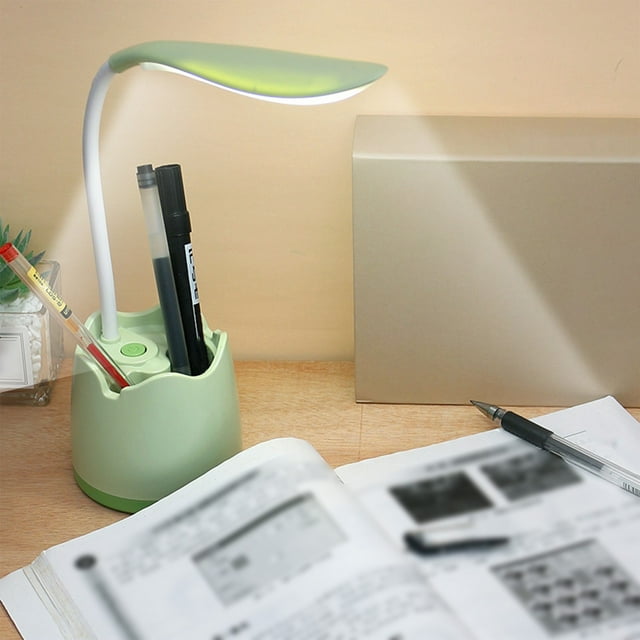 Limited Time Qaailabf Three-speed Eye Protection Desk Lamp Learning USB Dormitory Student Homework Pen Eye Protection Desk Lamp Rechargeable Dormitory Bedside Reading Lamp