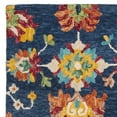 thumbnail image 5 of Safavieh Aspen 7' Square Hand Tufted Wool Rug in Navy and Red, 5 of 7