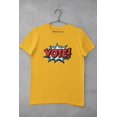 thumbnail image 5 of Election Comic Style VOTE! Gold Adult T-Shirt - X-Large, 5 of 6