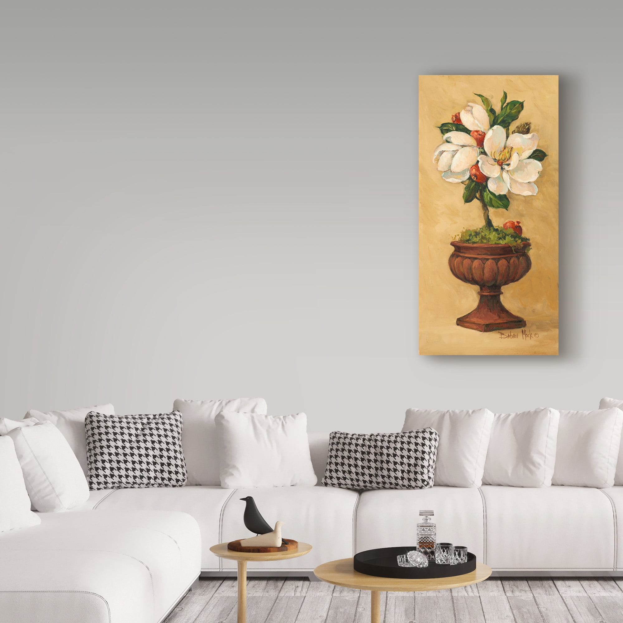 Trademark Fine Art ' Magnolia Topiary' Canvas Art by Barbara Mock
