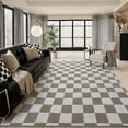 thumbnail image 5 of WIPONKEN 3x5 Area Rugs Jacquard Soft Cotton Plush for Living Room Bedroom Dining Room Office Farmhouse, Machine Washable Non Slip Modern Rug, 5 of 5