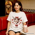 thumbnail image 5 of Retro Coquette Cupid Valentine T-Shirt, Galentine Tee, 5 of 10