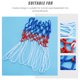 thumbnail image 3 of YOSADIER 4Ud Red, White and Blue Nylon Basketball Net Durable Mesh for Outdoor Competition and School Use, 3 of 6