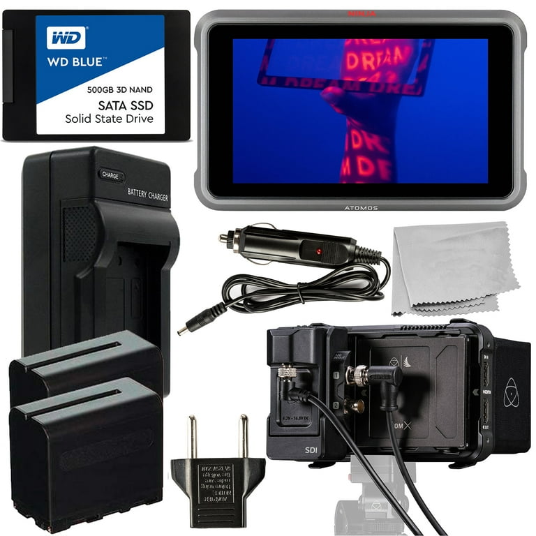 Atomos NinjaV SSD 2TB +500GB アクセサリー付き Atomos NinjaV SSD 2TB +500GB アクセサリー付き