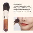 thumbnail image 4 of 9 Pcs Mini Travel Makeup Brush Set ,  Professional Premium Synthetic Kabuki Powder Foundation Blush Fan Highlight Eye Blending Shadows  and Lips Brush Kit  for Travel, 4 of 7