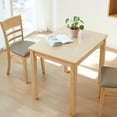 thumbnail image 5 of Livinia Cabin 33.5" Wooden Dining Table/Small Rectangular Modern Farmhouse Solid Wood Kitchen Table Desk (Natural), 5 of 8