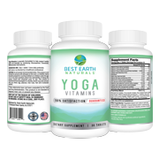 Best Earth Naturals Yoga Vitamins, Dietary Supplement, Glucosamine, Chondroitin, MSM & More 30 Ct