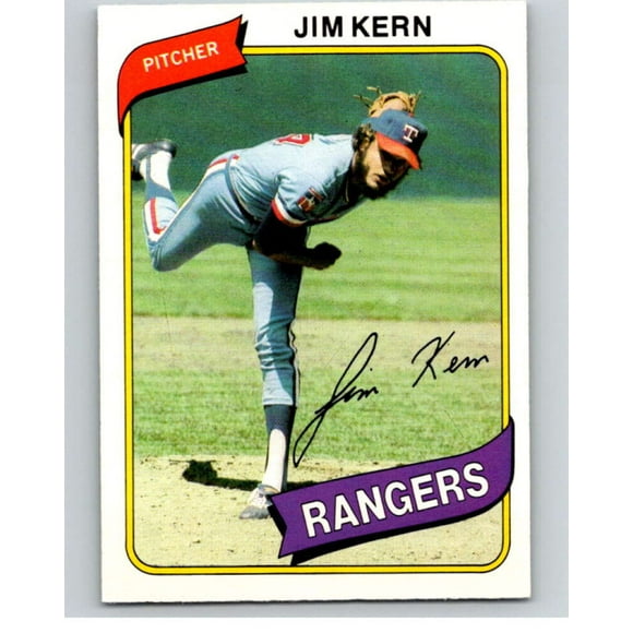 1980 O-Pee-Chee 192 Jim Kern Texas Rangers V79430