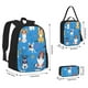 thumbnail image 2 of Balery Cute Dogs Mochila Escolar 3 en 1 para Niños - Mochila Resistente con Lonchera Térmica y Estuche - Mochila Escolar para Niños y Niñas, 2 of 7