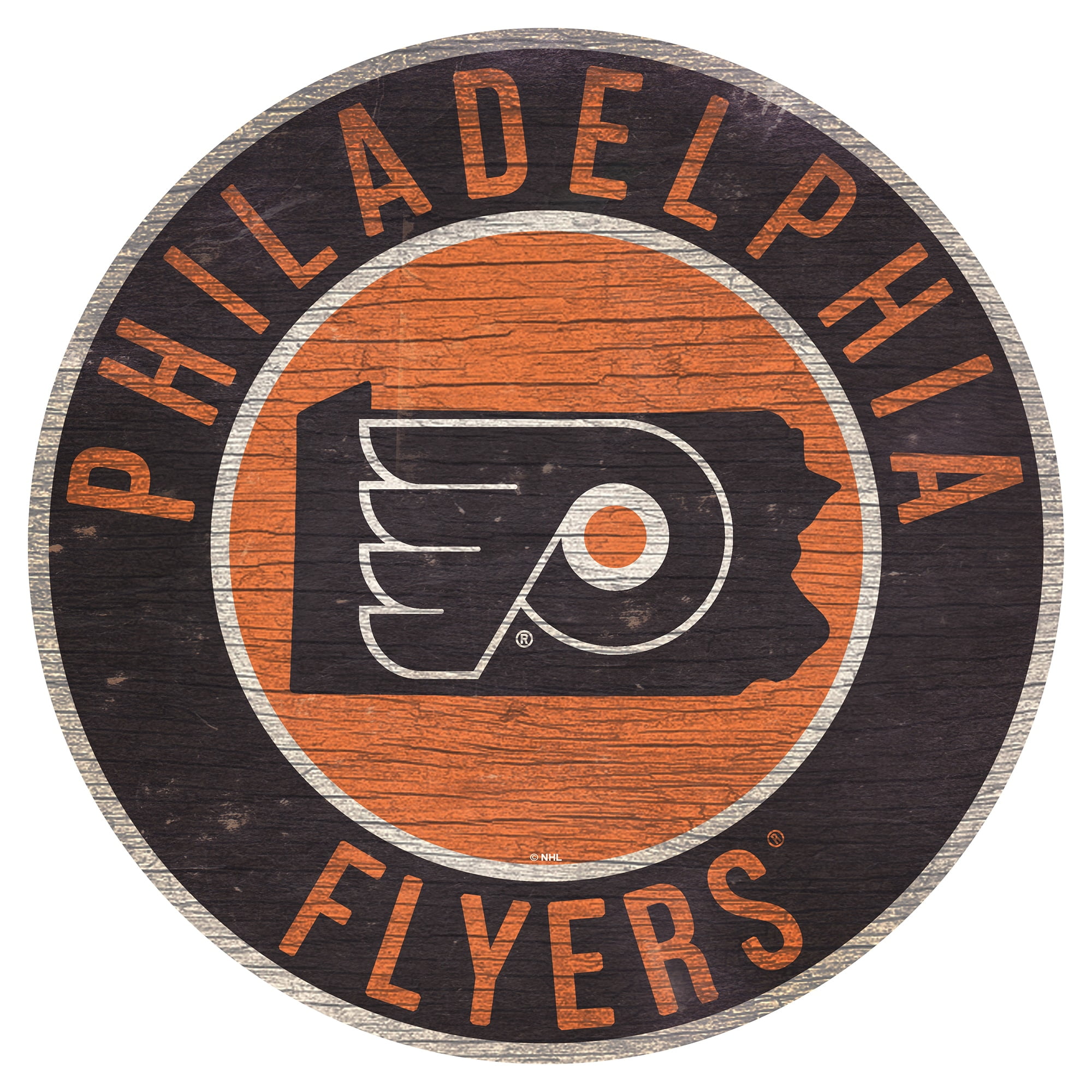 Fan Creations Philadelphia Flyers 12'' State Circle Sign Walmart