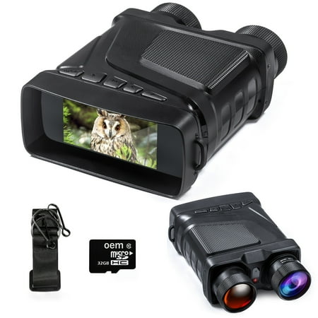 Bossdun R12 5X Zoom Digital Infrared Night Vision Binocular Telescope for Hunting Camping Professional 1080P 300M Night Vision Device