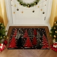 thumbnail image 4 of YIMEIS Flannel printed Christmas kitchen decorative mats, kitchen mats, bathroom mats, door mats, carpets, durable Snowflakes Christmas Tree 15.7'' x 23.6''+19.7'' x 31.5''+17.7'' x 47.2'', 4 of 10