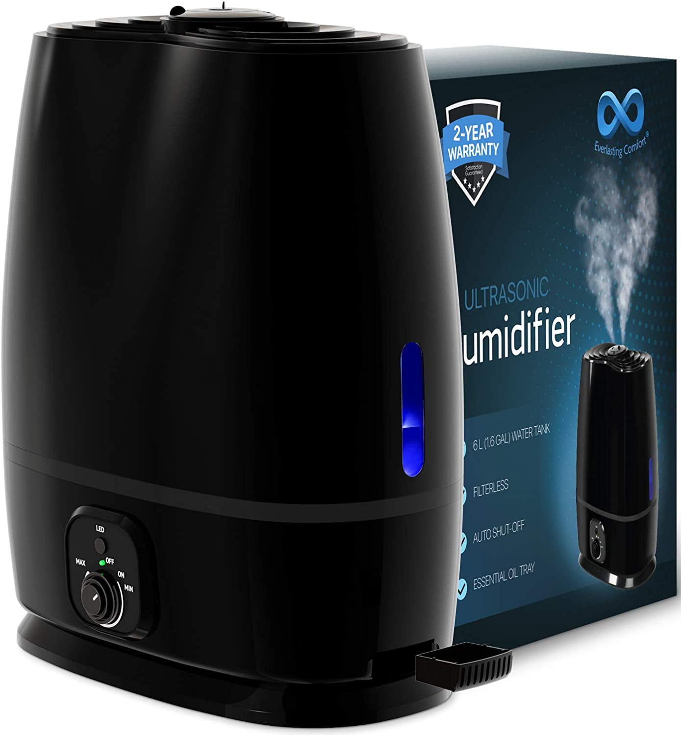 Everlasting Comfort Humidifiers for Bedroom (6L) Humidifier with