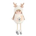 thumbnail image 2 of Naiovety 1 unidad de adornos navideños para el hogar 2020 muñeco de Ángel de Navidad regalos de Navidad adorno de Navidad Año Nuevo 2021 Kits de decoración para fiestas Blanco Copo de nieve Naiovety HA001202-01, 2 of 6