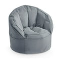 thumbnail image 2 of Urban Shop Canvas Bean Bag Chair, Multiple Sizes/Colors, 2 of 3