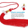 thumbnail image 4 of Uxcell 2026 Graduation Tassel Charm, 30 Pcs Alloy Year Medium Letter Charm, Silver, 4 of 6