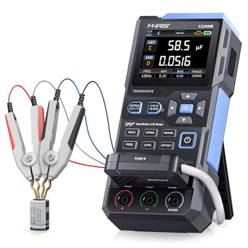 FNIRSI LC1020E High Precision Digital Bridge LCR ESR Tester Resistance Capacitance Inductance Electronic Component Measurement$$Electrical