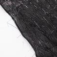 thumbnail image 6 of BalsaCircle 72x72 in Black Metallic Foil Tinsel Polyester Square Table Overlay Party Events Decorations Supplies, 6 of 8