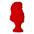 thumbnail image 2 of Kumdkd Santa Claus Half-Body Statue - Classic Christmas Tabletop Decoration, Elegant White Finish, Detailed Bust Design, Versatile for Mantels & Entryways, Durable Holiday Centerpiece, 2 of 7