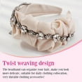 thumbnail image 4 of Bandeau pour Femmes Orné Orné Bandeau de Mode Élégant pour Dames, 4 of 5