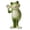 A003- C, variant on Frog Garden Decor, 2.5 X 1.5 X 5 Inch Cute Standing Frog Statue for Garden, Whimsical Outdoor Patio Decor for Yard Lawn and Apartment Table, 1 Pack