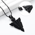 thumbnail image 3 of Stainless Steel Arrowheand Cremation Urn Pendant Necklace Necklace for Cremation Ashes Urn Lockets for Ashes of Loved One Memorial Jewelry, 3 of 7