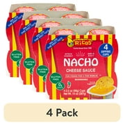 (4 pack) Ricos Nacho Cheese Sauce 3.5oz Cup, 4 Count, Shelf-Stable