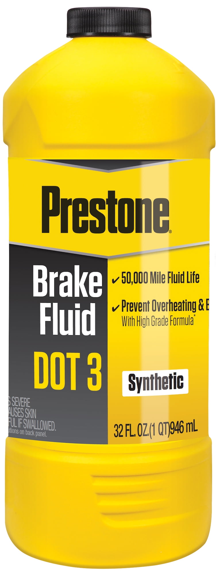 Prestone Hi-Temp Synthetic Dot 3 Brake Fluid 32 oz (1 Quart)