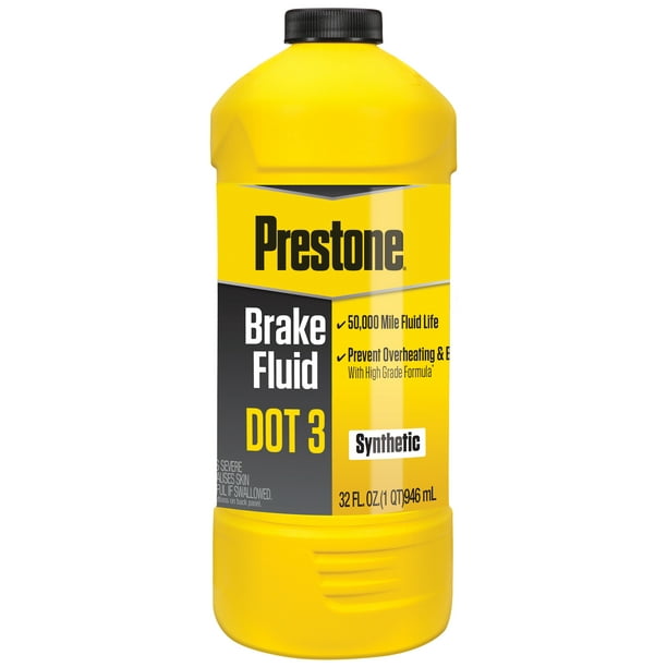 Prestone Hi-Temp Synthetic Dot 3 Brake Fluid 32 oz (1 Quart)