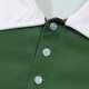thumbnail image 5 of Camisas Elvqul Hombre Stretch Verde Casuales Manga Corta de Bloques de Color Solapa Botones, 5 of 8