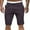 Dark Gray, variant on Ecqkame Men's Summer Casual Cargo Shorts Fashion Mid Waist Multi-Pocket Outdoor Capri Shorts with Zipper Black XXXL