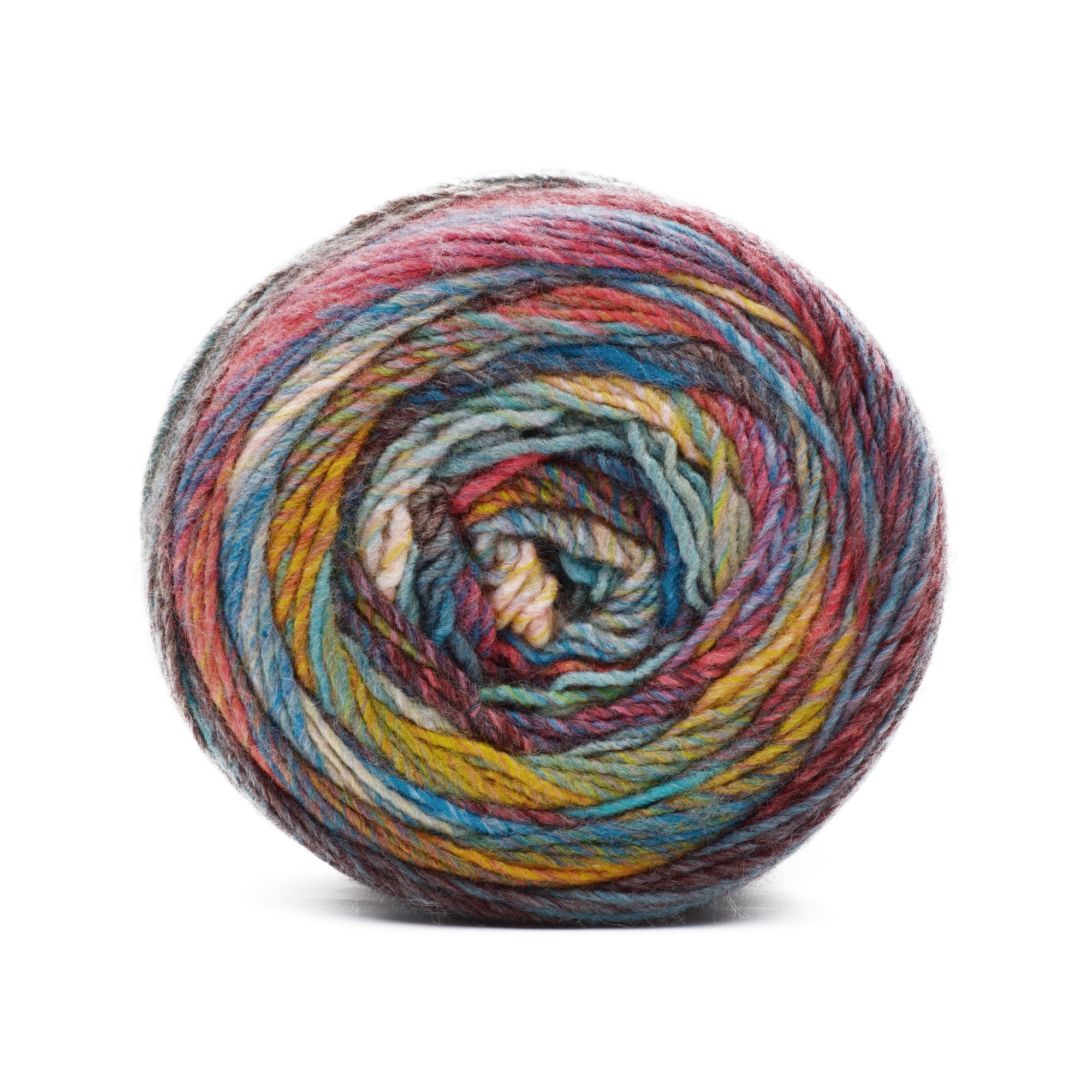 Red Heart Roll with It Melange Medium Acrylic Yarn, #4 Worsted Showtime 5.29oz 389 Yards, 3 Pack