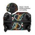 thumbnail image 2 of Fuzoiu Snake And Flower Print Suitcase Cover,Washable Luggage Covers for Suitcase,Elastic Luggage Protector Cover,Scratch Resistant Travel Suitcase Covers-Medium, 2 of 7