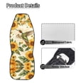 thumbnail image 6 of Uorisanigo Hummingbird Car Seat Covers Waterproof Front Seat Covers Easy Installation Stretch Polyester Fabric Cover Protection Interior Accessories Universal Fit Most Cars,SUV, Trucks, 6 of 7