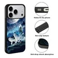 thumbnail image 2 of WIRESTER Shockproof Soft Rubber Cover Case for Apple iPhone 17 Pro 6.3" 2025, Wolf Pack Moon, 2 of 5