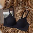 thumbnail image 4 of XFLWAM Scalloped Bras for Women Sexy Push Up Wireless Bralettes V Neck Seamless Bra Breathable Everyday Bra, 4 of 5