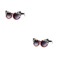 thumbnail image 2 of Qarigey RetroGafas de sol ligeras y portátiles para personas a la moda Estilo vintage rojo rojo 2piezas, 2 of 6