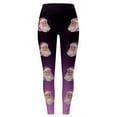 thumbnail image 3 of WILLBEST Leggings de Cintura Alta para Mujer, para Entrenamiento, Yoga, Suaves, Elásticos, con Estampado Navideño, Bloques de Color, Cómodos, para Fitness Y Running 2791 Grande, 3 of 4