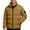 Brown, variant on Men's Down Jacket Winter Warm Thicken Puffer Coats Water Resistant Windproof Casual Insulated Jacket with Zipper Pockets Dark Blue XXXL