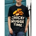 thumbnail image 1 of Camiseta de nuggets de pollo para amantes de la comida rápida, ideal para Halloween, Navidad y deportes de ocio. Ideal para adultos, hombres, mujeres, adolescentes y jóvenes., 1 of 6