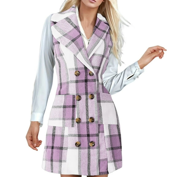 Sngxgn Women's V Neck Flared Sleeve Dress Elastic Waist Tiered Belted Ruffle Hem Mini Dress(Purple,M)