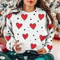 thumbnail image 4 of Valentines Day Shirts Women Heart Graphic Long Sleeve Shirt Loose Crewneck Sweatshirt Valentines Womens Tops Spring Outfits for Women 2026, 4 of 5