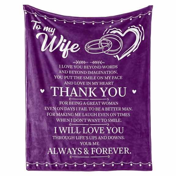 AUQ Throw Blanket,Envelope Print Warm Blanket,Stylish Elegant Design with Modern Appeal Bed Blankets,Style2,150*200cm