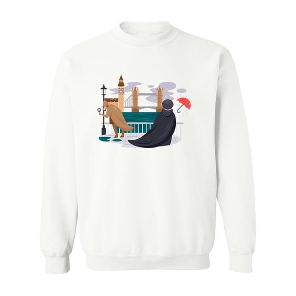 London River Design Sweatshirt Men -Image by Shutterstock, Male 5X-Large