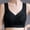 Black, variant on Amidoa Womens Bras No Wire Beige Lace Full Coverage Large Bust Bandeau Bralettes for Women L