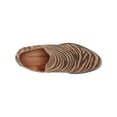 thumbnail image 3 of LUCKY BRAND Womens Brown Tiger Strips Cushioned Fausst Almond Toe Block Heel Leather Booties 7.5 M, 3 of 4