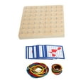 thumbnail image 2 of Ensemble de Géoplans en Bois DIY Graphiques Activité d'Apprentissage Matériel de Manucure Mathématique, 2 of 9