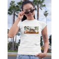 thumbnail image 2 of Walking Kitten T-Shirt Women -Victoria Borges Designs, Female Small, 2 of 4