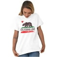 thumbnail image 3 of California CA Flag Watercolor Sketch Men's Graphic T Shirt Tees Brisco Brands X, 3 of 6