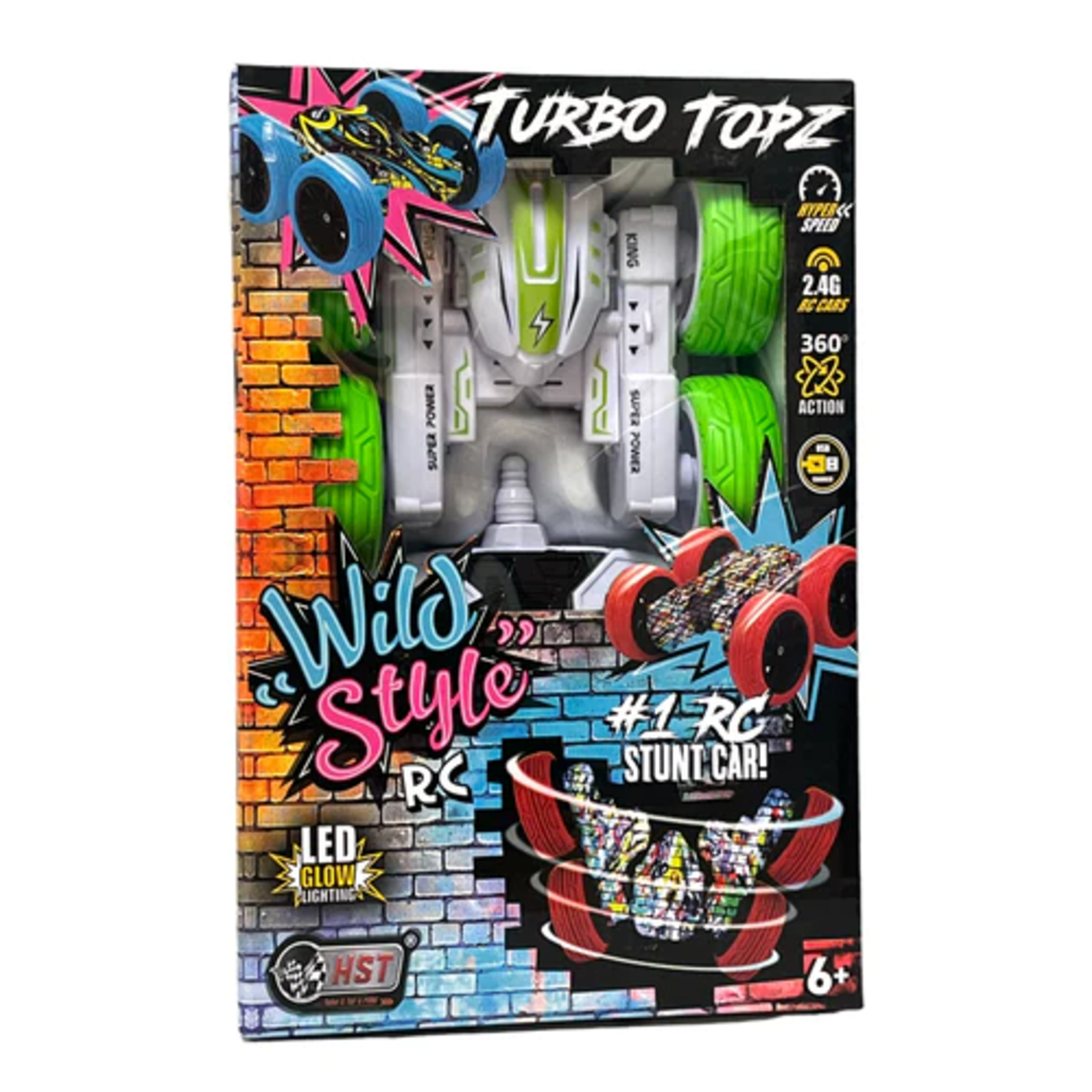 最上の品質な Green HST Wild LED Flips, Car, Toy RC Stunt Topz Turbo Style パーツ